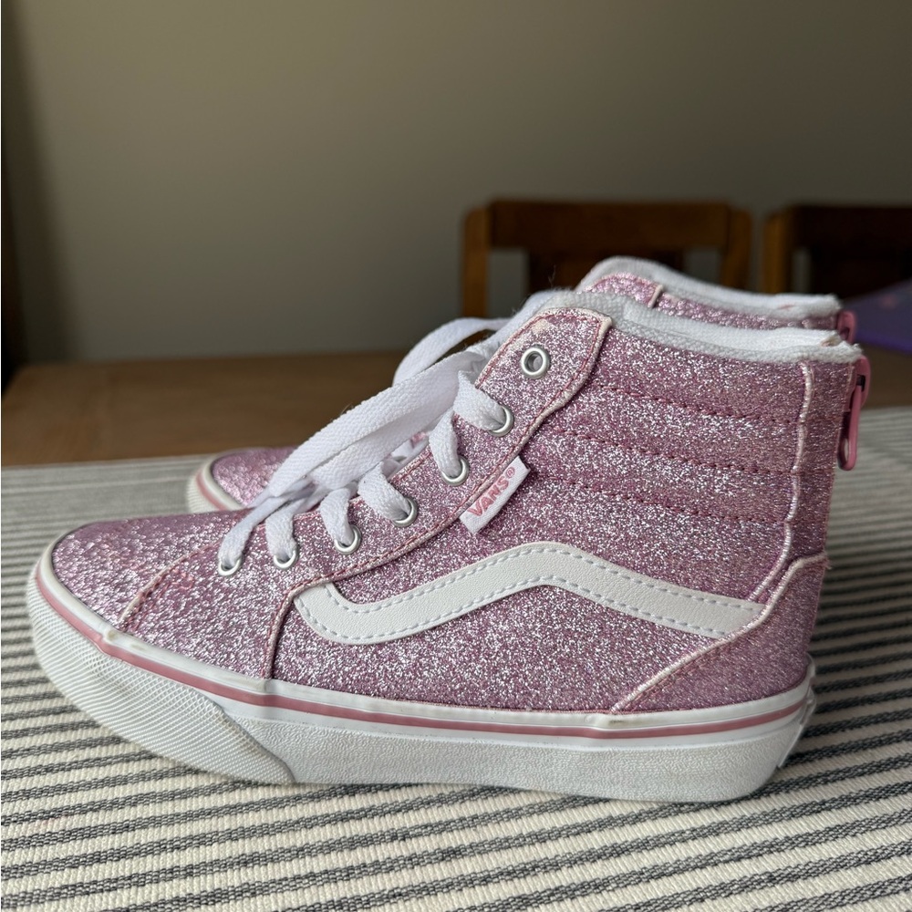 Vans Glittery Pink High-Tops